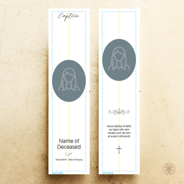 Bookmark Card | Design from Scratch [Premade Layout] 001