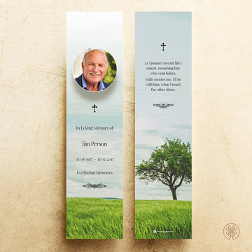 Bookmark Card | Template [Nature-Traditional] 006